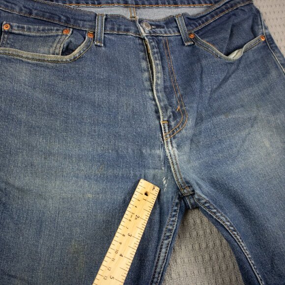 Levi's 514 Straight Denim Jeans 34x32 - Picture 5 of 8